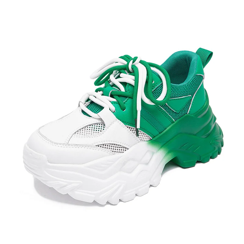 2022 Spring And Summer New Women's Thick-soled Leather Dad Shoes Lace-up Casual Comfortable Sneakers
2022 Spring And Summer New Women's Thick-soled Leather Dad Shoes Lace-up Casual Comfortable Sneakers