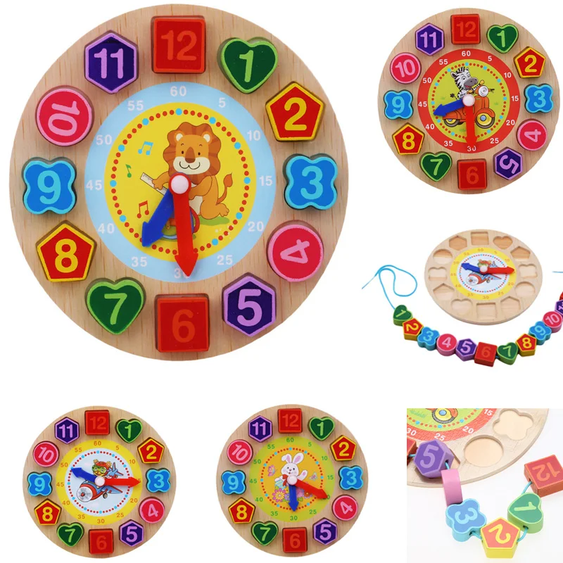Kids Wooden Puzzle Toys Tangram Cognitive Digital Clock Digital Wood Watch Jigsaw Toys Education Cartoon Threading Assembly Toys
Kids Wooden Puzzle Toys Tangram Cognitive Digital Clock Digital Wood Watch Jigsaw Toys Education Cartoon Threading Assembly Toys