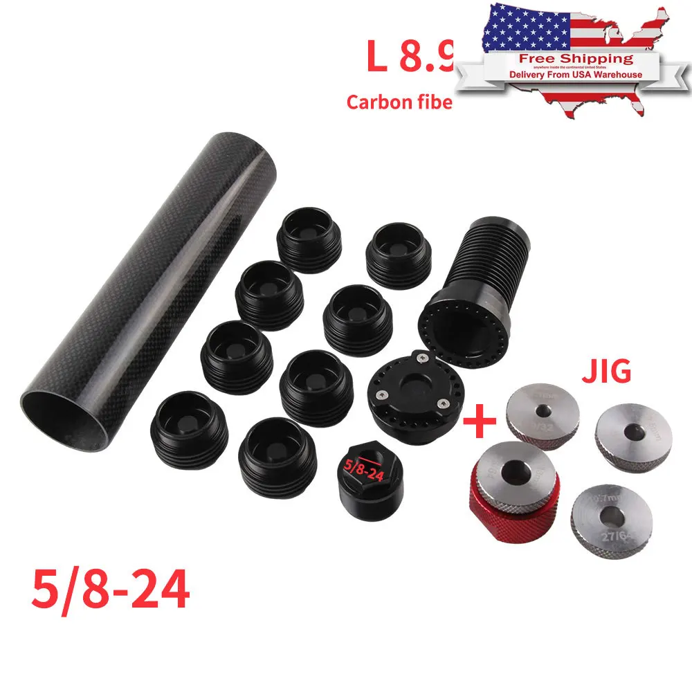 8.9''L 1.85''OD carbon fiber tube 1/2-28or5/8-24 aluminum Cups for car Oil Solvent Cleaning Tube Filter Kit+jig
8.9''L 1.85''OD carbon fiber tube 1/2-28or5/8-24 aluminum Cups for car Oil Solvent Cleaning Tube Filter Kit+jig