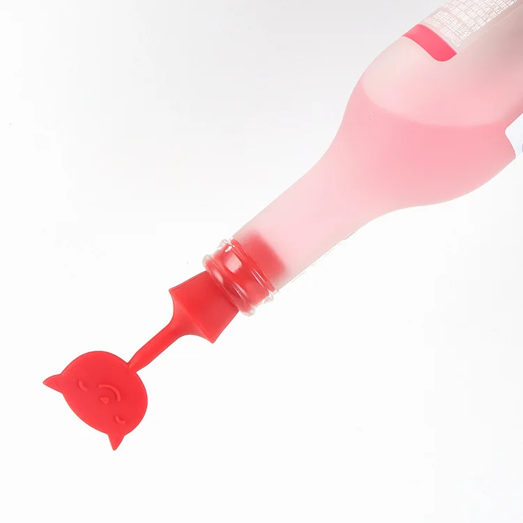 Силиконовая пробка для бутылки вина в форме кошки
Силиконовая пробка для бутылки вина в форме кошки