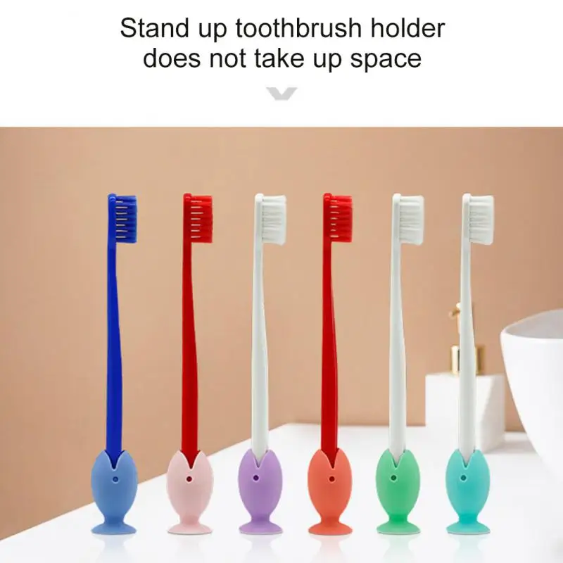Portable Toothbrush Holder Travel Toothbrush Head Cover Protector Cute Fish Shape Silicone Suction Cup Toothbrush Storage Rack
Portable Toothbrush Holder Travel Toothbrush Head Cover Protector Cute Fish Shape Silicone Suction Cup Toothbrush Storage Rack