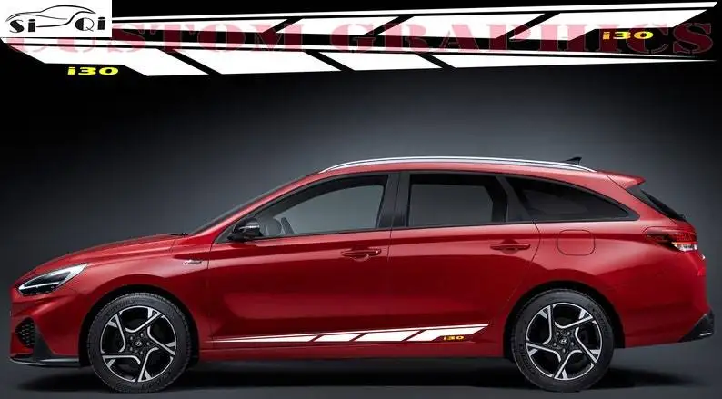 2x Body Decals Side Stripe Sticker Logo Graphics Vinyl High Quality Compatible With I30 Car Stickers And Decals Car Accessories
2x Body Decals Side Stripe Sticker Logo Graphics Vinyl High Quality Compatible With I30 Car Stickers And Decals Car Accessories