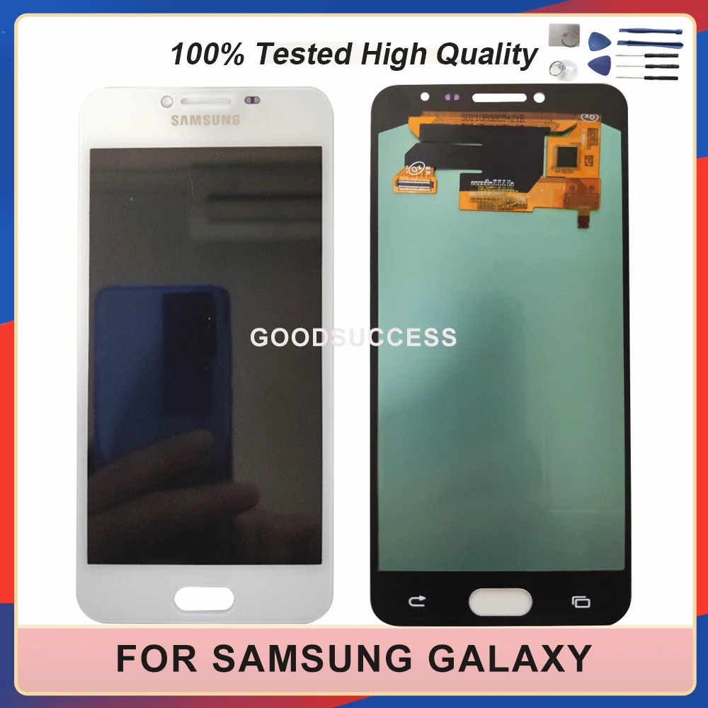 Super AMOLED For Samsung Galaxy C5 Pro LCD C5010 Display Screen Digitizer Touch Panel Glass Sensor Assembly Free Tools
Super AMOLED For Samsung Galaxy C5 Pro LCD C5010 Display Screen Digitizer Touch Panel Glass Sensor Assembly Free Tools
