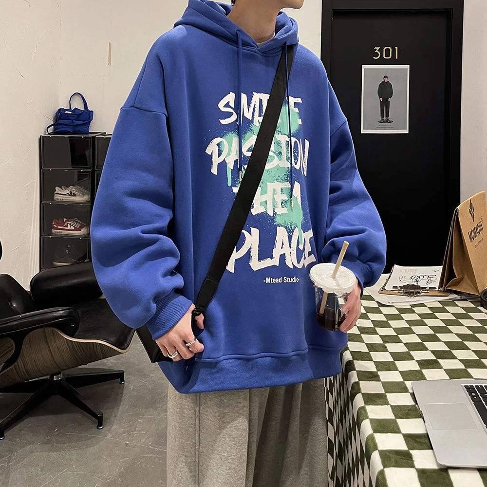 Hybskr Letter Printed Men Hoodies Harajuku Autumn Winter Male Versatile Male Hooded Sweatshirts Korean Style Unisex Pullovers
Hybskr Letter Printed Men Hoodies Harajuku Autumn Winter Male Versatile Male Hooded Sweatshirts Korean Style Unisex Pullovers