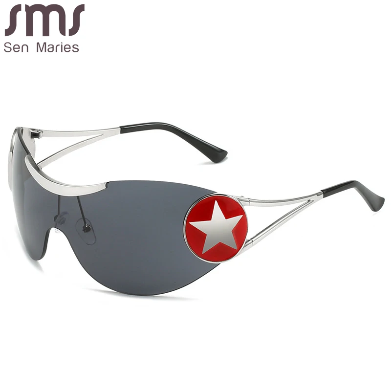Steampunk One Piece Y2k Sunglasses Goggle New Women Men Luxury Brand Designer Sun Glasses Female Fashion UV400 Shades Eyewear
Steampunk One Piece Y2k Sunglasses Goggle New Women Men Luxury Brand Designer Sun Glasses Female Fashion UV400 Shades Eyewear