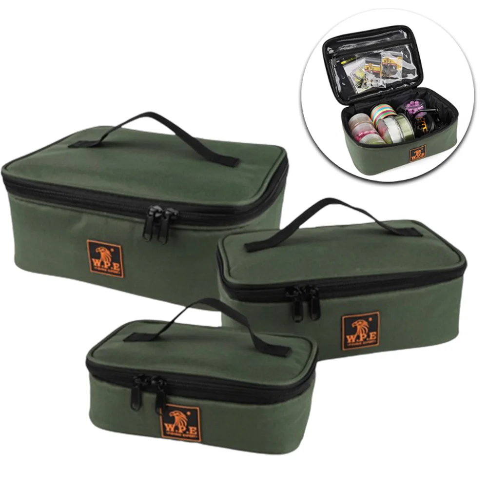 Portable Fishing Reel Bag Fishing Tackle Bag Reel Lure Storage Carrying Case Handbag Reel Bags With Handle Multifunctional Bag
Portable Fishing Reel Bag Fishing Tackle Bag Reel Lure Storage Carrying Case Handbag Reel Bags With Handle Multifunctional Bag
