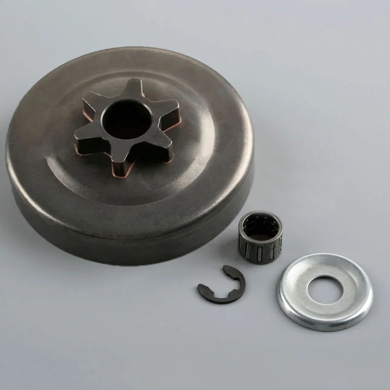 3/8" 6T Clutch Drum Sprocket Washer E-Clip Kit For STIHL MS170 180 Chainsaw Accessories Replacements Parts
3/8" 6T Clutch Drum Sprocket Washer E-Clip Kit For STIHL MS170 180 Chainsaw Accessories Replacements Parts