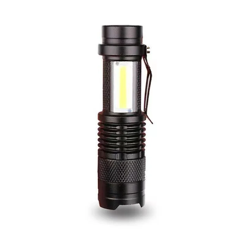 Mini Flashlight Side Fluorescent Lamp Metal Clip Bright Light XEP Lamp Holder Telescopic Zoom Portable Flashlight
Mini Flashlight Side Fluorescent Lamp Metal Clip Bright Light XEP Lamp Holder Telescopic Zoom Portable Flashlight