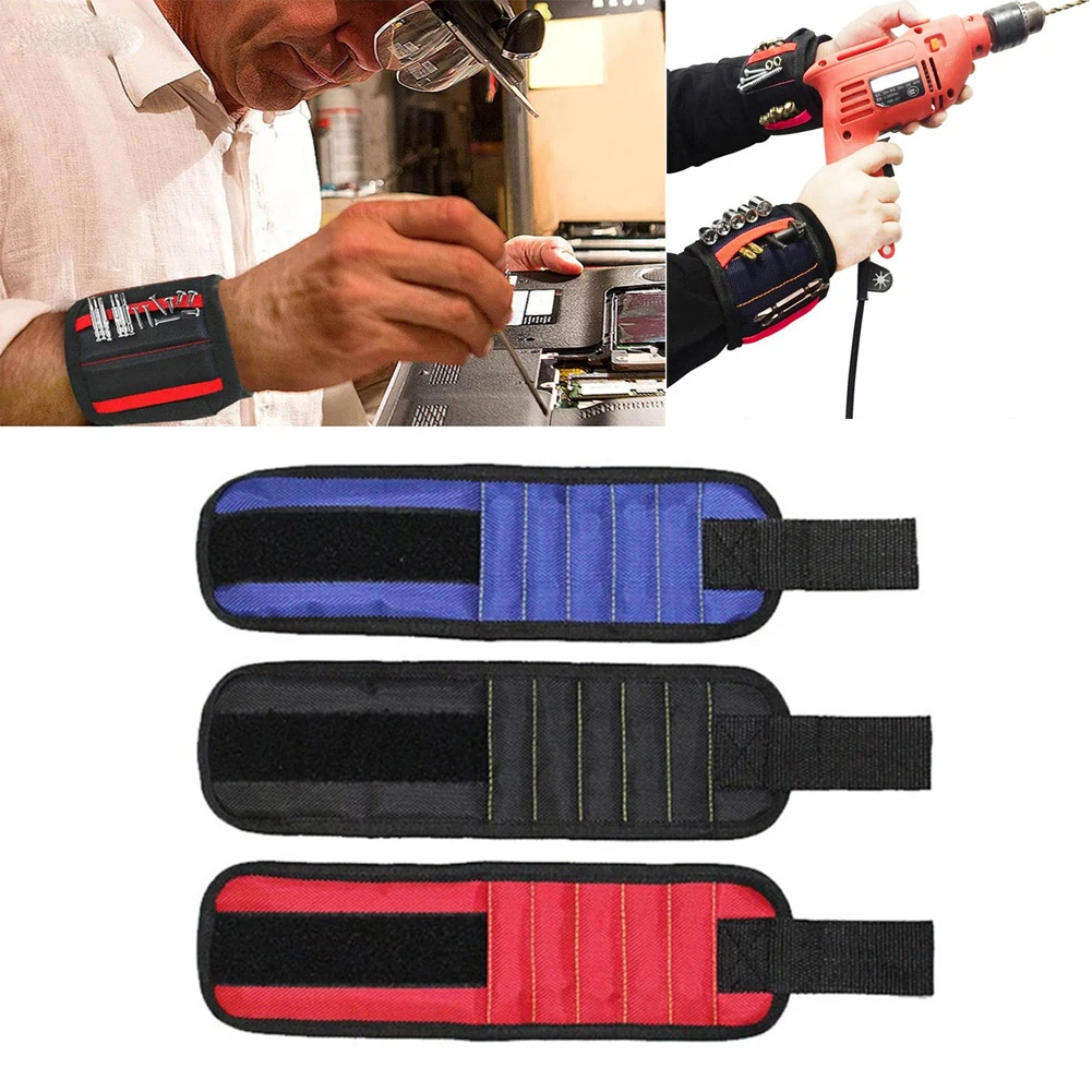 Magnetic Portable Tool Bag Magnet Electrician Wristband 370x90mm For Holding Screws Nails/Drill Bits Super Powerful Magnets
Magnetic Portable Tool Bag Magnet Electrician Wristband 370x90mm For Holding Screws Nails/Drill Bits Super Powerful Magnets