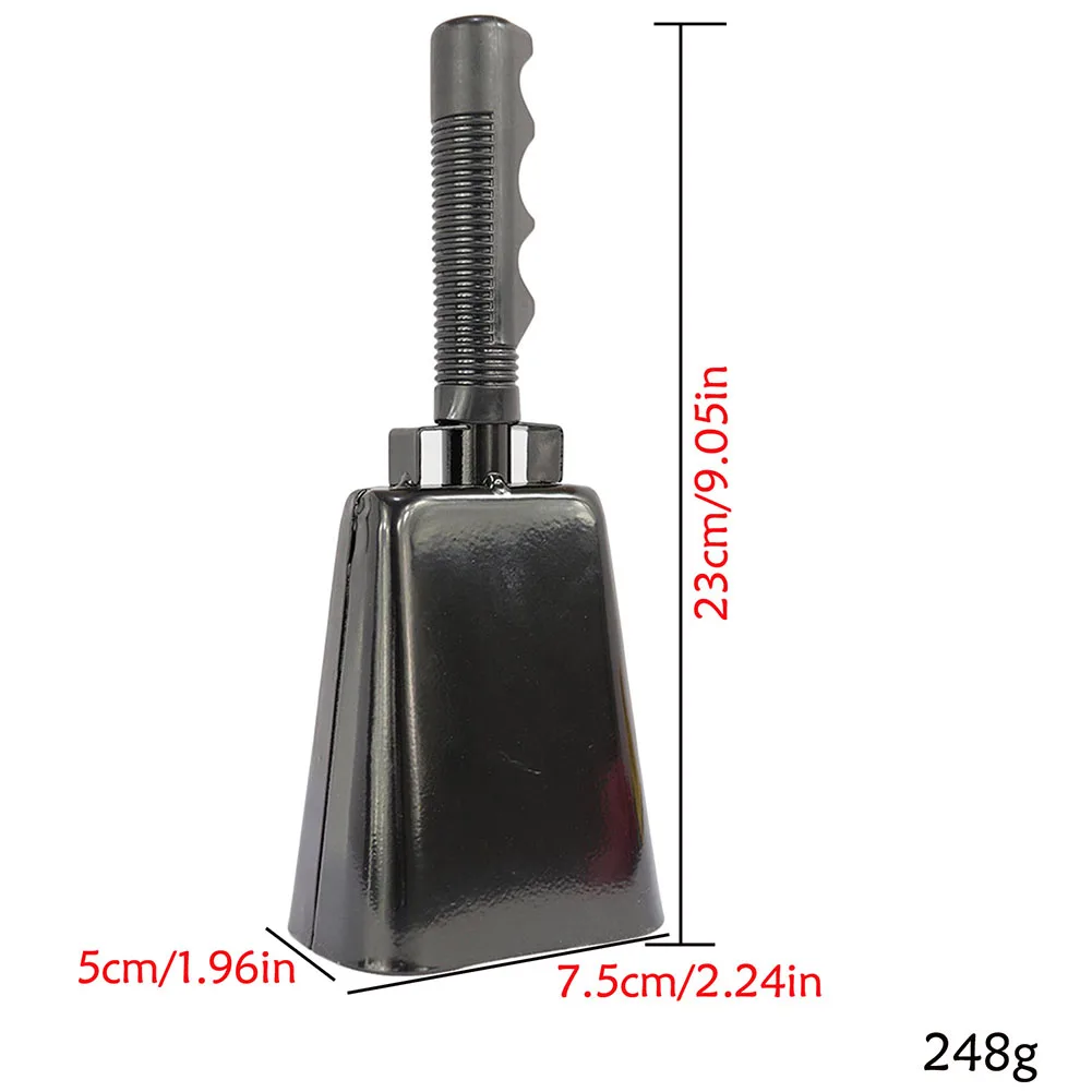 Steel Cowbell With Handle Hand Percussion For Party Sport Events Cheering Bell Steel Cowbell Instruments Hand Call Bell Concert
Steel Cowbell With Handle Hand Percussion For Party Sport Events Cheering Bell Steel Cowbell Instruments Hand Call Bell Concert