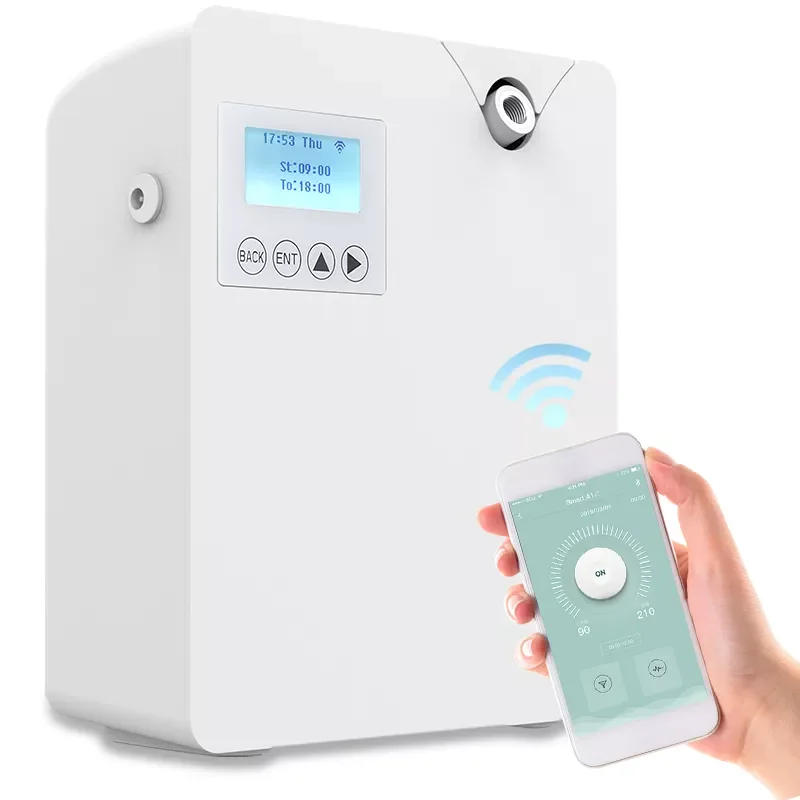 300ml Smart Aroma Diffuser Machine Wall Mounted Air Lonizer Essential Oil Diffuser Air Purifier With WIFI Control For Home hotel
300ml Smart Aroma Diffuser Machine Wall Mounted Air Lonizer Essential Oil Diffuser Air Purifier With WIFI Control For Home hotel