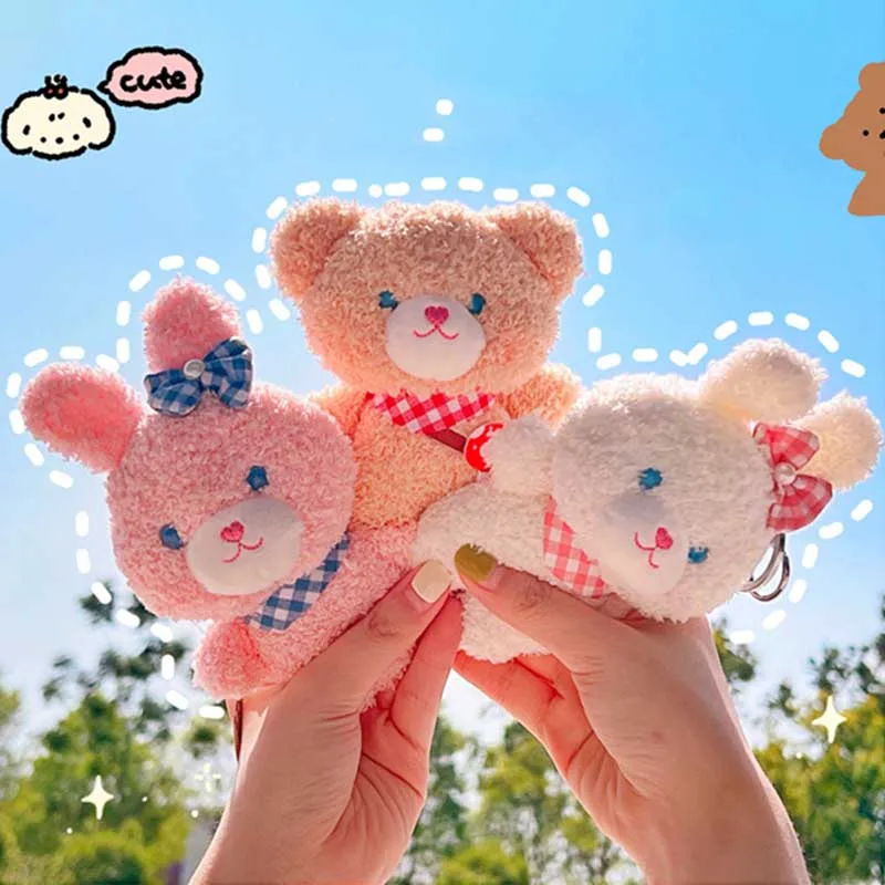 Милый плюшевый брелок для ключей, мультяшный кролик, медведь, животное, плюшевый брелок для ключей, подвеска для сумки, украшение для рюкзак...
Милый плюшевый брелок для ключей, мультяшный кролик, медведь, животное, плюшевый брелок для ключей, подвеска для сумки, украшение для рюкзак...