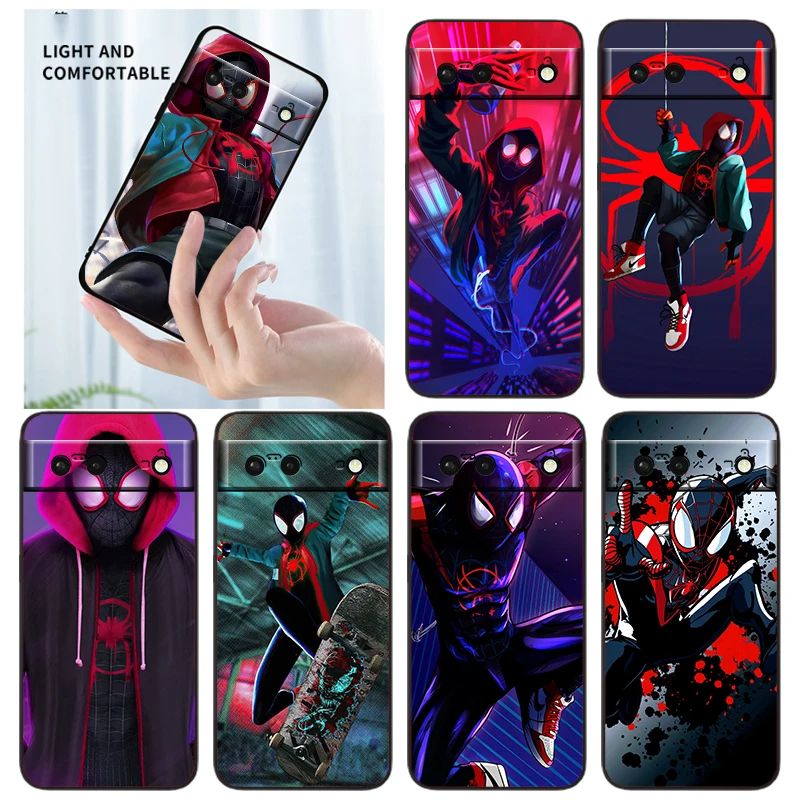 Marvel Super Spiderman Phone Case For Google Pixel 7 6 Pro 6A 5A 5 4 4A XL 5G Black Shell Soft TPU Cover Fundas Coque Capa
Marvel Super Spiderman Phone Case For Google Pixel 7 6 Pro 6A 5A 5 4 4A XL 5G Black Shell Soft TPU Cover Fundas Coque Capa