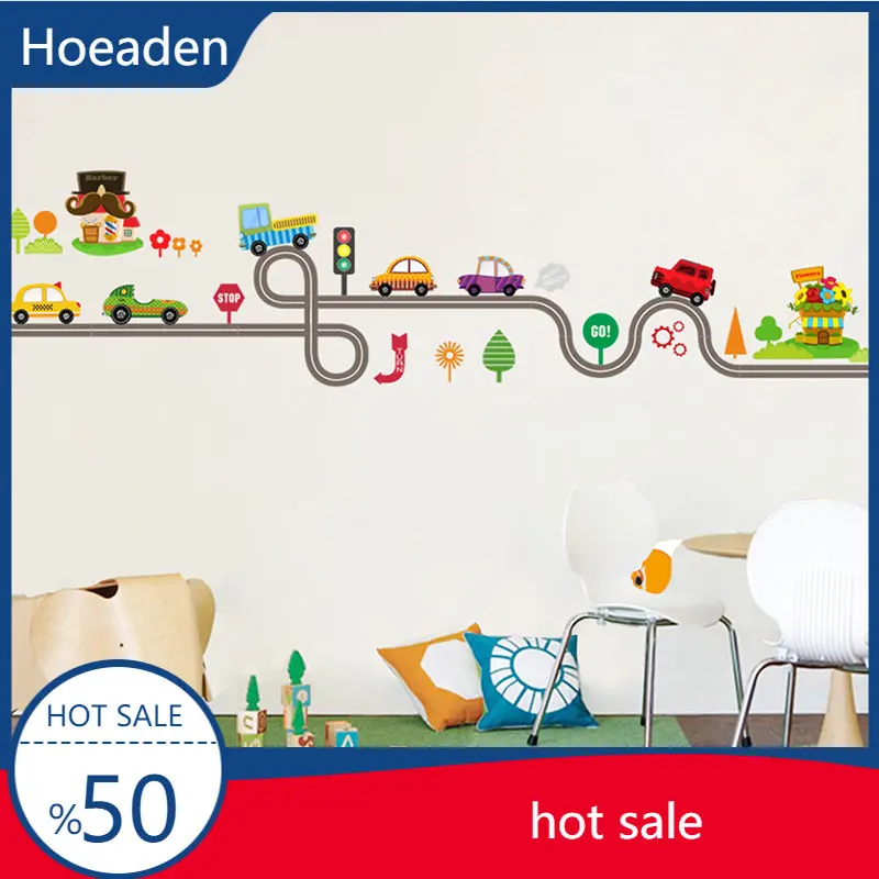 Highway Track Cars Wall Stickers Rooms Children's Play Room Bedroom Wall Decals
Highway Track Cars Wall Stickers Rooms Children's Play Room Bedroom Wall Decals