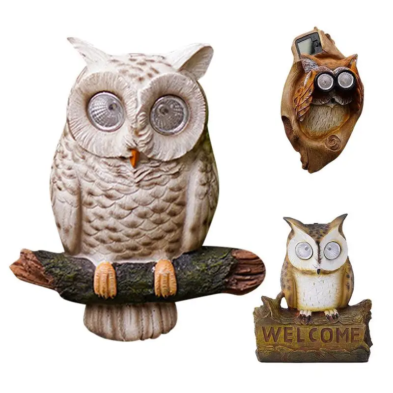 Owl Solar Light Resin Owl Figurine Solar Powered LED Light Solar Led Light Outdoor Garden Decoration For Patio Lawn Garden Decor
Owl Solar Light Resin Owl Figurine Solar Powered LED Light Solar Led Light Outdoor Garden Decoration For Patio Lawn Garden Decor