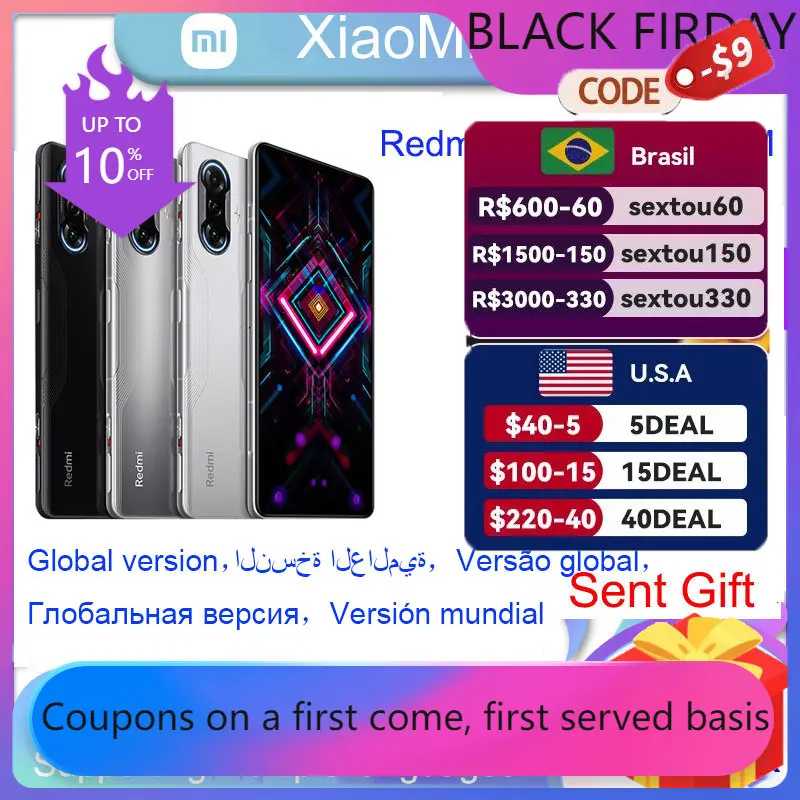 Смартфон Xiaomi Redmi K40 игровой, 128 ГБ, 1200 дюймов, 8 ядер, 120 Гц, камера 64 мп
Смартфон Xiaomi Redmi K40 игровой, 128 ГБ, 1200 дюймов, 8 ядер, 120 Гц, камера 64 мп