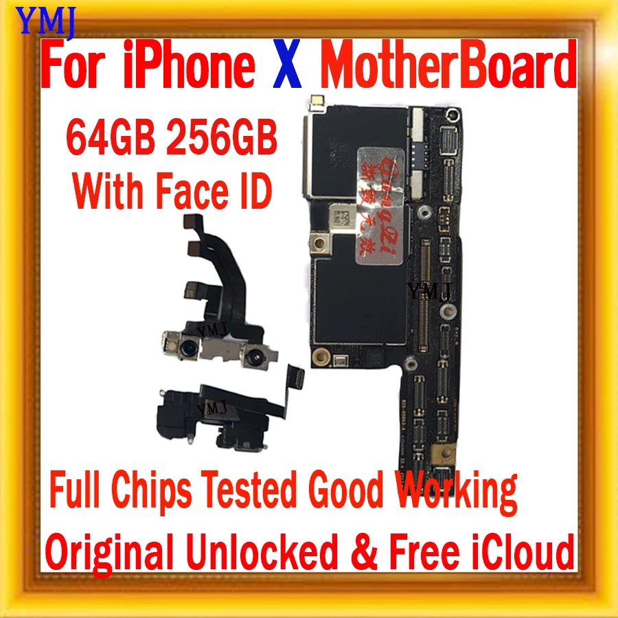 100% протестированная оригинальная разблокированная материнская плата для iphone X, бесплатный icloud с/без Face ID, полная логическая плата с поддержкой обновления и 4G LTE
100% протестированная оригинальная разблокированная материнская плата для iphone X, бесплатный icloud с/без Face ID, полная логическая плата с поддержкой обновления и 4G LTE