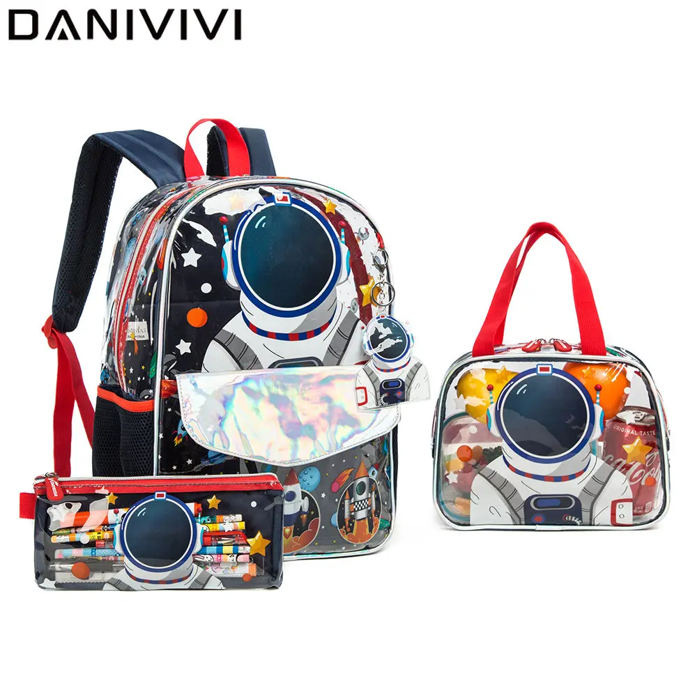 3 IN 1 Cute Spaceman School Bags for Boys Backpack for Kids Cartoon PVC Backpack Primary School Bags Children's Gifts 2023
3 IN 1 Cute Spaceman School Bags for Boys Backpack for Kids Cartoon PVC Backpack Primary School Bags Children's Gifts 2023
