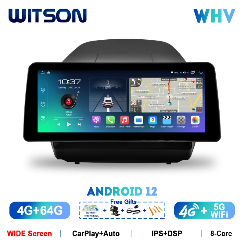 WITSON 12.3'' WIDE SCREEN Android 12 Car Radio For HYUNDAI TUCSON IX35 2009 2010 2015 Multimedia navi carplay auto Stereo screen
WITSON 12.3'' WIDE SCREEN Android 12 Car Radio For HYUNDAI TUCSON IX35 2009 2010 2015 Multimedia navi carplay auto Stereo screen