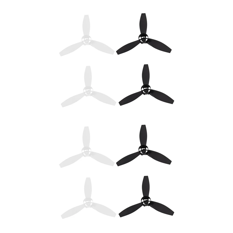 

8 Propellers Props Replacement Parts Blades For Parrot Bebop 2 Drone Black White