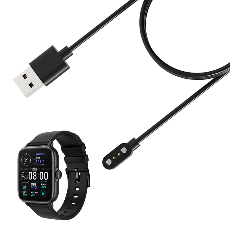 Smartwatch Dock Charger Adapter USB Fast Charging Cable Cord Wire for COLMI P28 Plus Wristwatch Smart Watch Accessories
Smartwatch Dock Charger Adapter USB Fast Charging Cable Cord Wire for COLMI P28 Plus Wristwatch Smart Watch Accessories
