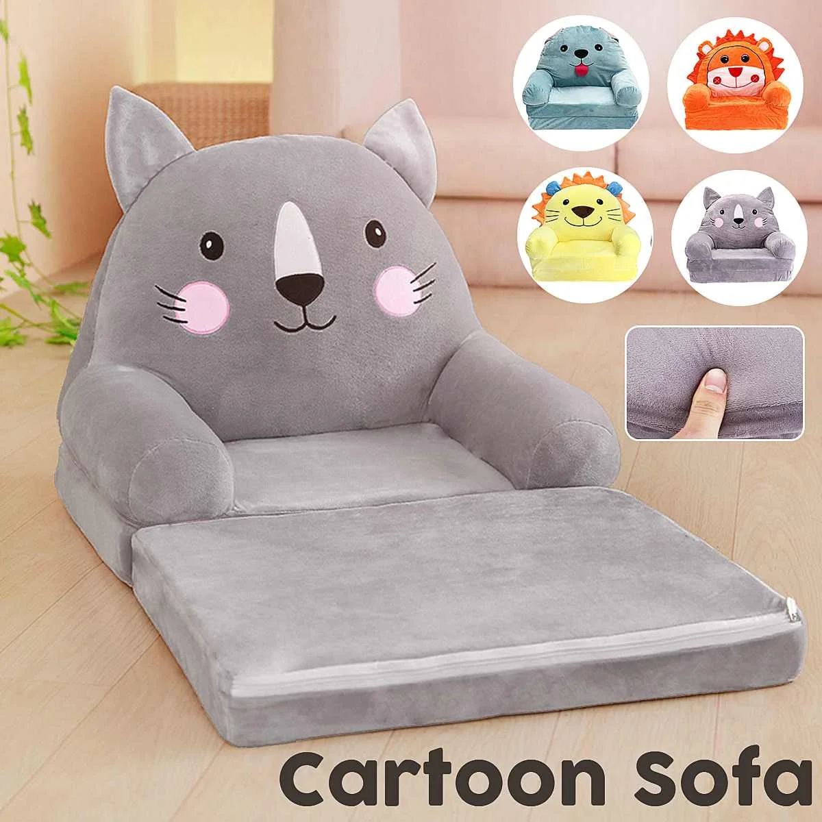 Kids Sofa Foldable Chair Cartoon Armchair Sofa Fold Sofa Chairs Seat Cute Cartoon Washable Living Room Furniture 50x80x47cm EU
Kids Sofa Foldable Chair Cartoon Armchair Sofa Fold Sofa Chairs Seat Cute Cartoon Washable Living Room Furniture 50x80x47cm EU