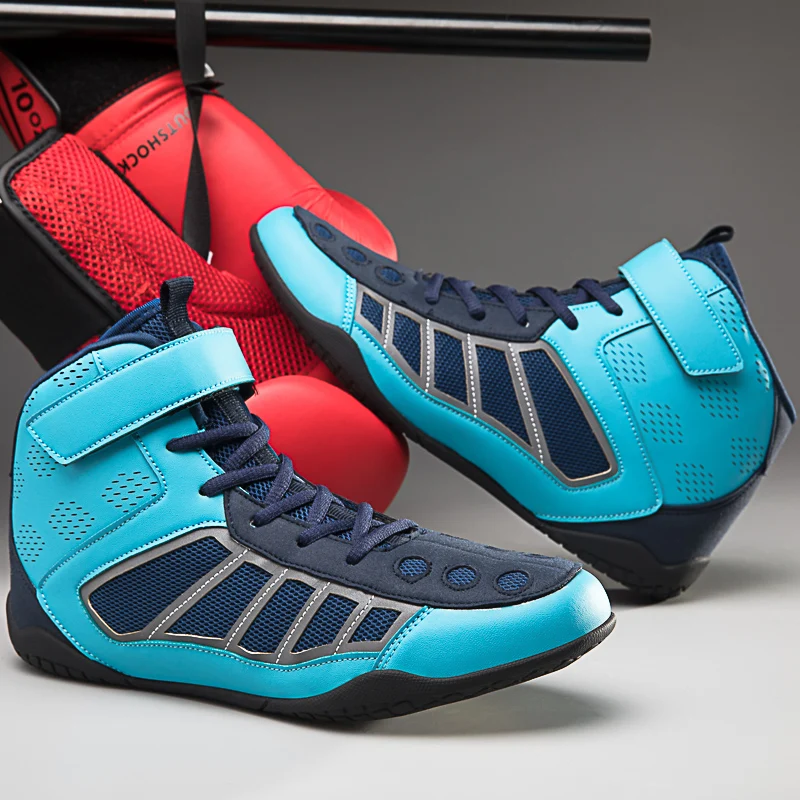Professional Boxing Wrestling Shoes Rubber Outsole Breathable Combat Sneakers Lace-up Training Fighting Boots Plus Size 35-46
Professional Boxing Wrestling Shoes Rubber Outsole Breathable Combat Sneakers Lace-up Training Fighting Boots Plus Size 35-46