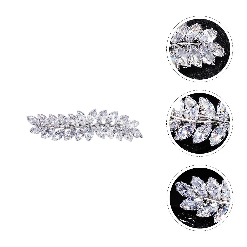 Diamond Prom Hair Accessories Elegant Hairpin Decorate Rhinestone Clip Zircon Girl Party Decoration
Diamond Prom Hair Accessories Elegant Hairpin Decorate Rhinestone Clip Zircon Girl Party Decoration