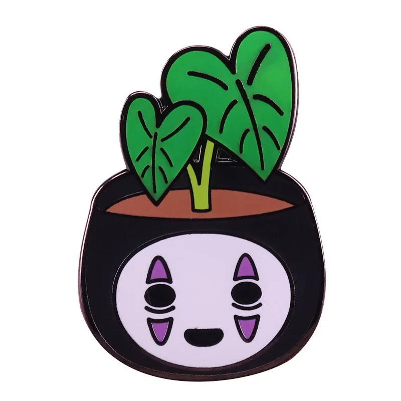 No Face Man Brooch Kawaii Table Plant Shape Enamel Pins Anime Spirited Away Brooches Cute Broche Gift for Cartoon Fans Deco
No Face Man Brooch Kawaii Table Plant Shape Enamel Pins Anime Spirited Away Brooches Cute Broche Gift for Cartoon Fans Deco