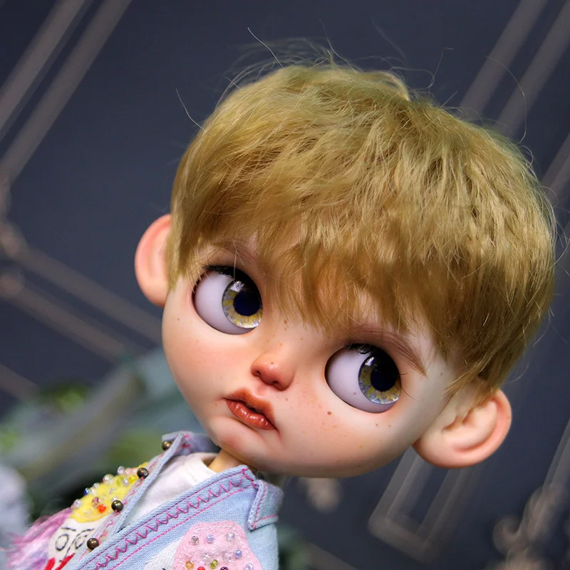 BJD Doll Wig For Blythe Size Doll Accessories Tress Hair High Temperature Silk Boy Perm Curls Air Bangs For Girl Gift
BJD Doll Wig For Blythe Size Doll Accessories Tress Hair High Temperature Silk Boy Perm Curls Air Bangs For Girl Gift