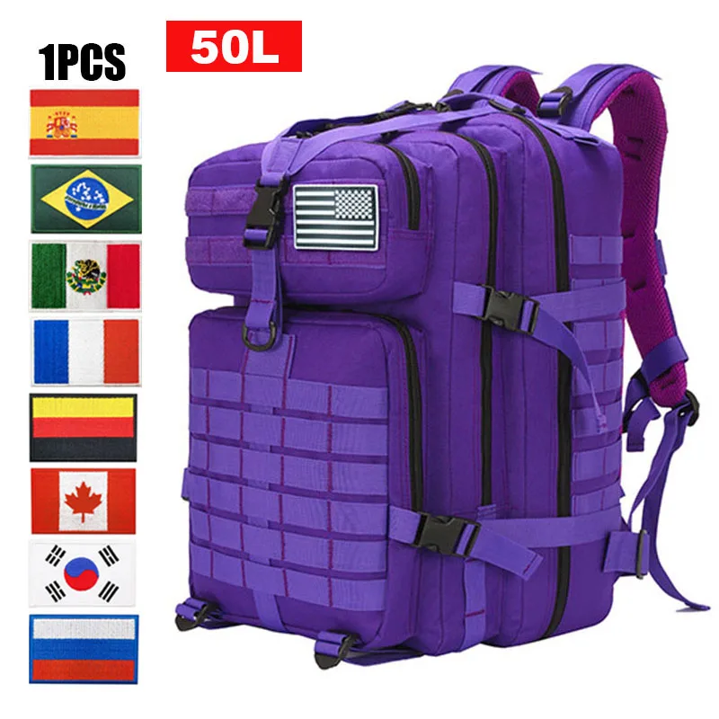 30L/50L Outdoor Mountaineering Backpack 3P Military Army Molle Rucksacks Assault Capacity Nylon Sport Hiking Hunting Backpack
30L/50L Outdoor Mountaineering Backpack 3P Military Army Molle Rucksacks Assault Capacity Nylon Sport Hiking Hunting Backpack