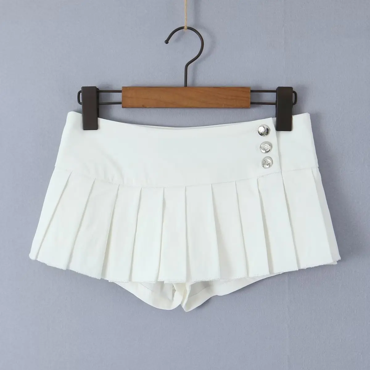 Women 2023 New Chic Fashion Summer 2 Colors Sexy Pleated Mini Skirt Vintage High Waist Button Female Skirts Mujer
Women 2023 New Chic Fashion Summer 2 Colors Sexy Pleated Mini Skirt Vintage High Waist Button Female Skirts Mujer