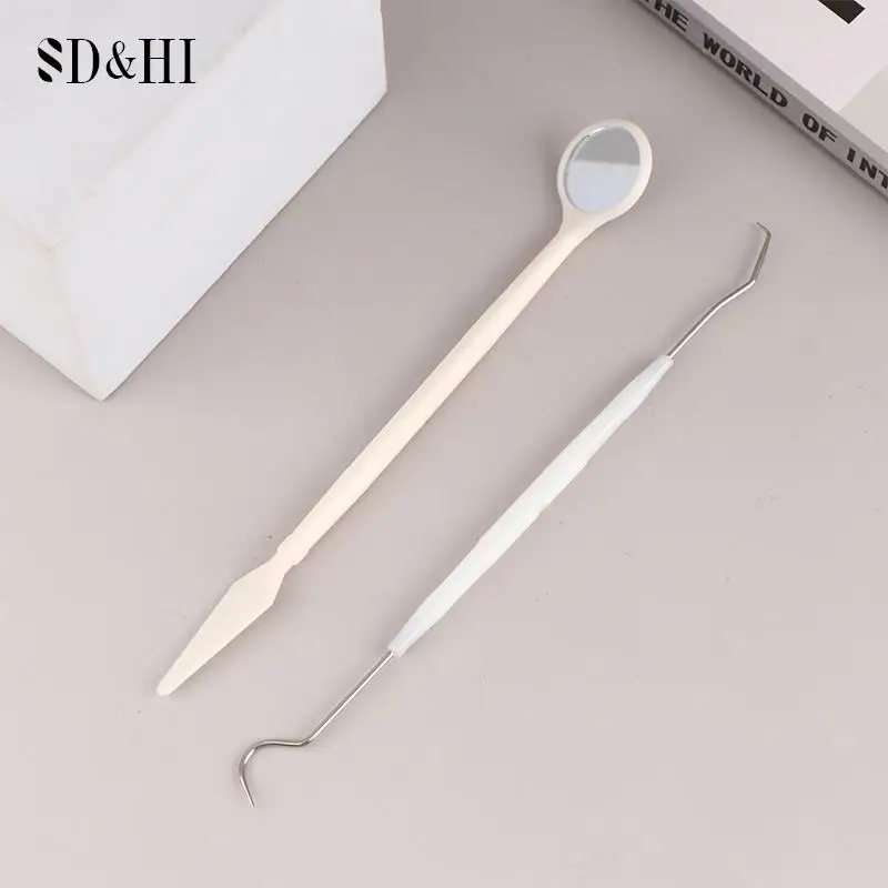 5 Sets Dental Instrument Oral Mirror Teeth Explorer Probe Double-Ended Dentistry Treatment Disposable Oral Medical Teaching Tool
5 Sets Dental Instrument Oral Mirror Teeth Explorer Probe Double-Ended Dentistry Treatment Disposable Oral Medical Teaching Tool