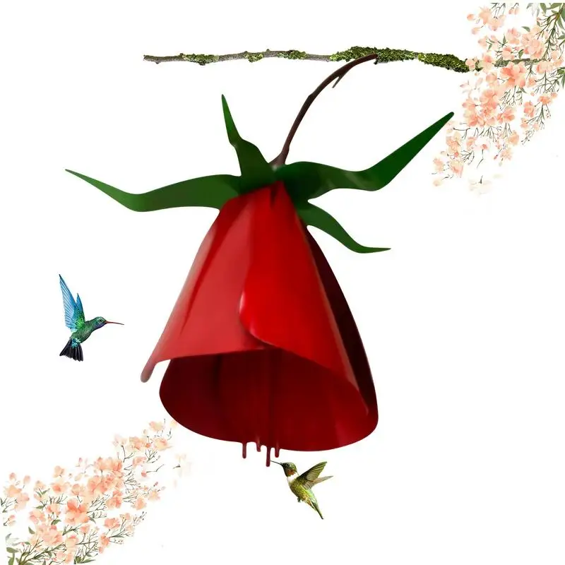 Metal Flower Hummingbird Feeder Bird Feeders Tree Mounted 8 Ounce Capacity Flower Shaped Decorative Heavy Duty Simple
Metal Flower Hummingbird Feeder Bird Feeders Tree Mounted 8 Ounce Capacity Flower Shaped Decorative Heavy Duty Simple