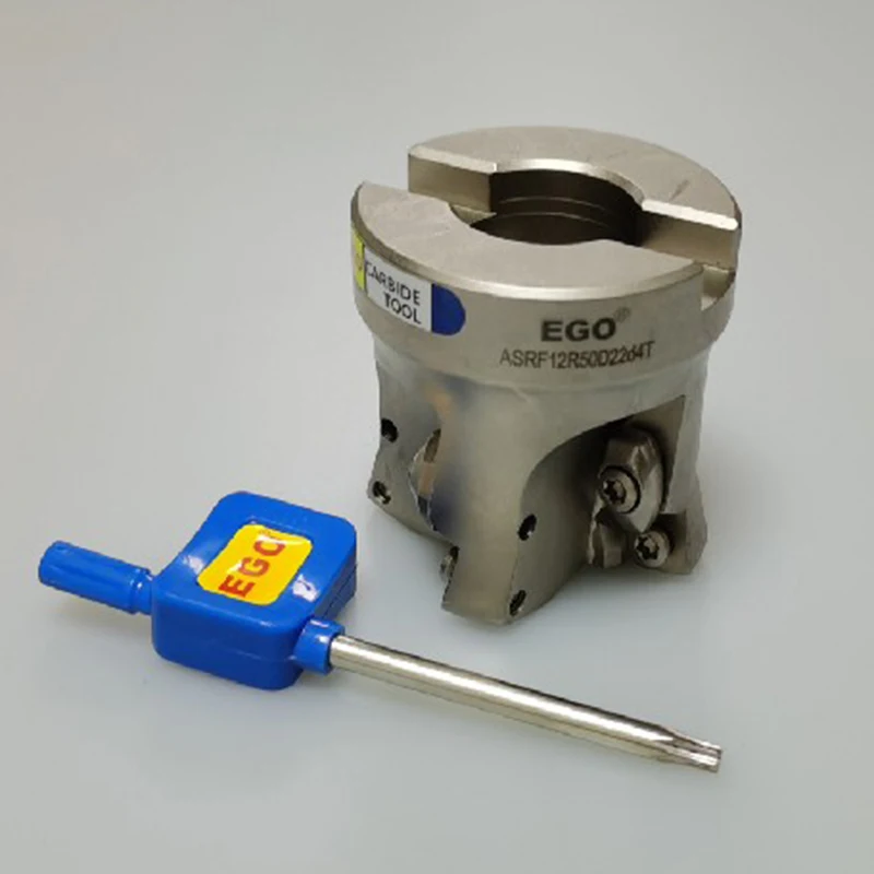 EGO CNC milling cutter head ASRF12R series tools are suitable for efficient rough milling with Hitachi SDMT1205 blades
EGO CNC milling cutter head ASRF12R series tools are suitable for efficient rough milling with Hitachi SDMT1205 blades