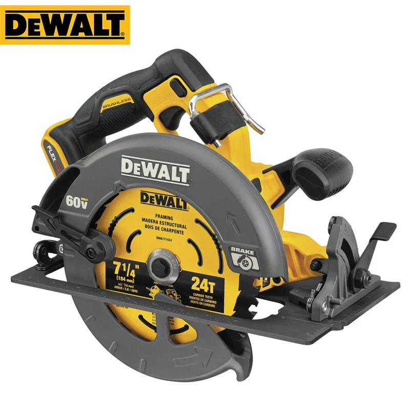 DEWALT DCS578B 60V Circular Saw with Electronic Brake 7-1/4-Inch Compact Woodworking Plank Cutting Machine Electric Saw FLEXVOLT
DEWALT DCS578B 60V Circular Saw with Electronic Brake 7-1/4-Inch Compact Woodworking Plank Cutting Machine Electric Saw FLEXVOLT