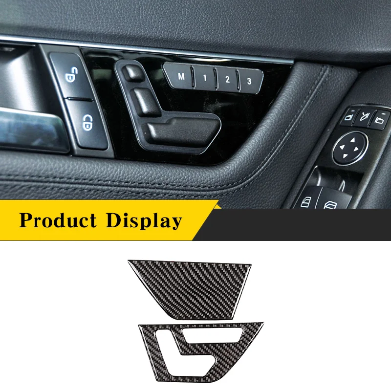 For Mercedes-Benz C-Class W204 2007-2013 Real Carbon Fiber Car Door Button Seat Adjustment Panel Cover Car Interior Accessories
For Mercedes-Benz C-Class W204 2007-2013 Real Carbon Fiber Car Door Button Seat Adjustment Panel Cover Car Interior Accessories