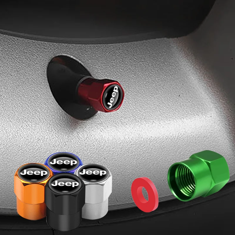 4Pcs Car Tire Valve Caps Tire Stem Air Cap Airtight Covers Accessories For Jeep Grand Cherokee Commander Renegade Wrangler JK JL
4Pcs Car Tire Valve Caps Tire Stem Air Cap Airtight Covers Accessories For Jeep Grand Cherokee Commander Renegade Wrangler JK JL