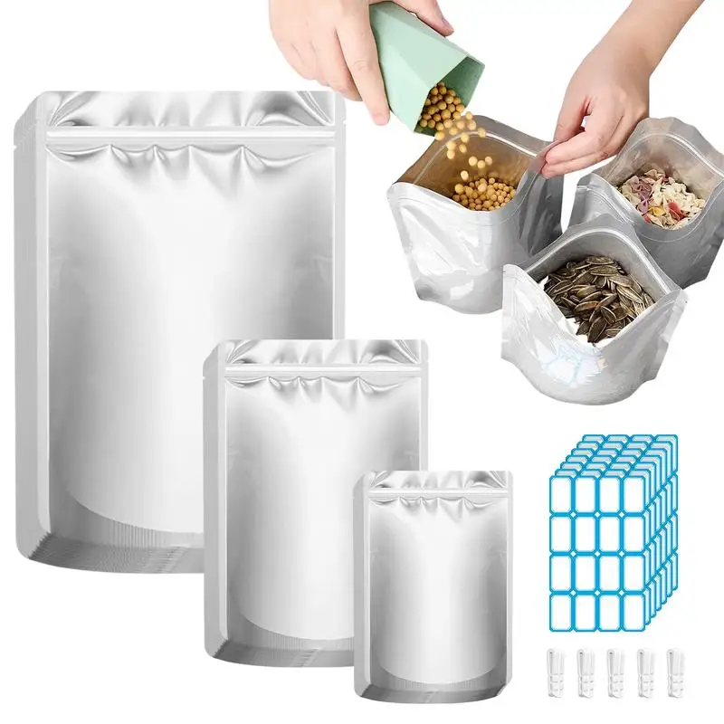 Thicken Mylar Bags Set 100 Mylar Bags For Food Storage Dry Aging Bags For Meat Long Term Food Storage Aluminum Foil Bags
Thicken Mylar Bags Set 100 Mylar Bags For Food Storage Dry Aging Bags For Meat Long Term Food Storage Aluminum Foil Bags
