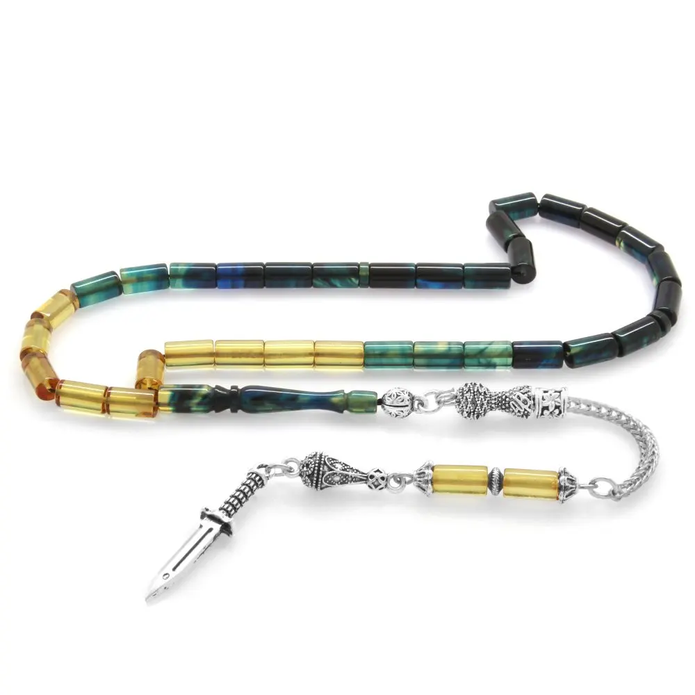 Nipora Tarnish Metal Wedge Tassel Cuting Cut Strained Blue White Fire Amber Rosary 33 Beads
Nipora Tarnish Metal Wedge Tassel Cuting Cut Strained Blue White Fire Amber Rosary 33 Beads