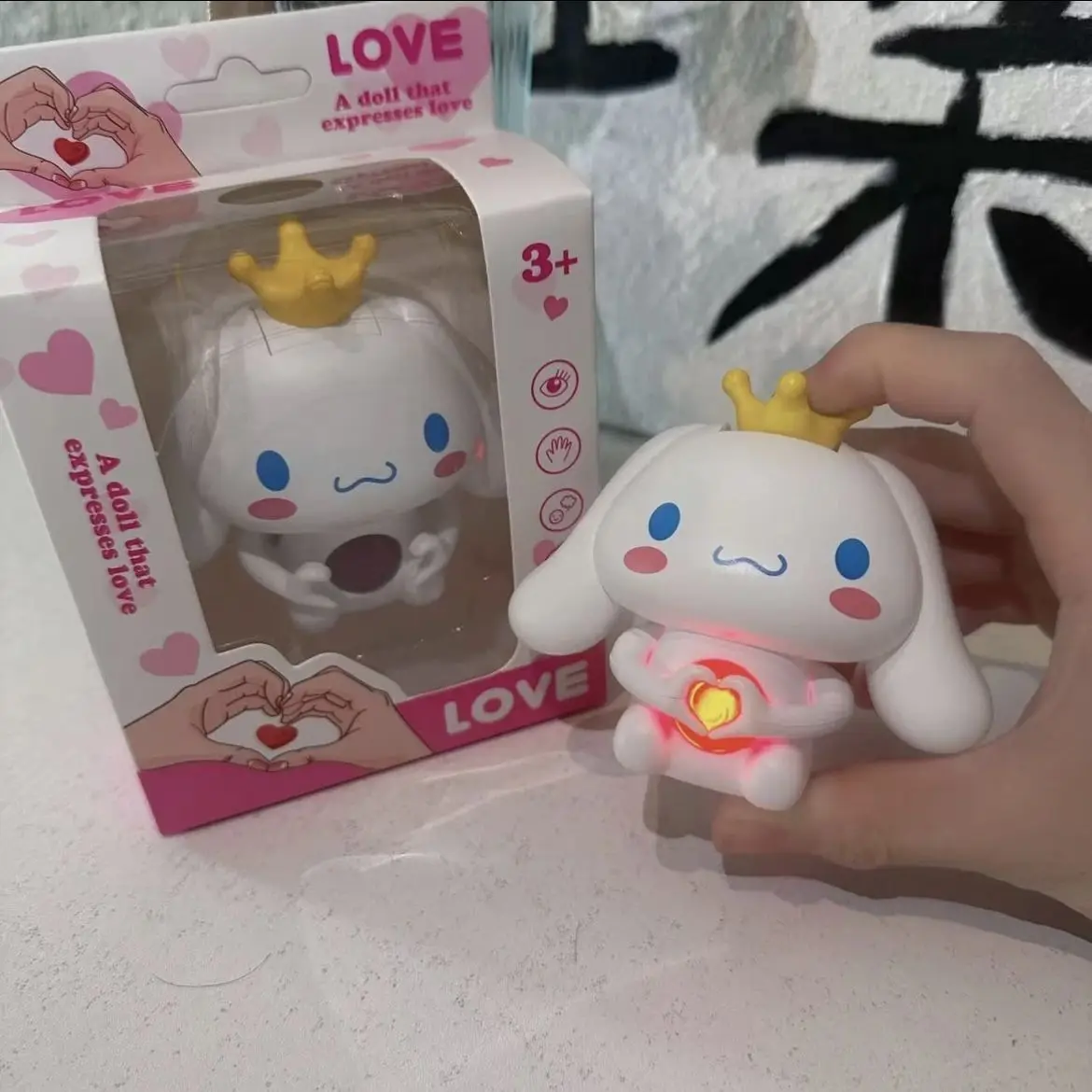 Sanrio Cinnamoroll LED Toys Cute Cartoon Press Luminous Small Toy Models PVC Action Figure Luminous Toys Gifts for Kids
Sanrio Cinnamoroll LED Toys Cute Cartoon Press Luminous Small Toy Models PVC Action Figure Luminous Toys Gifts for Kids