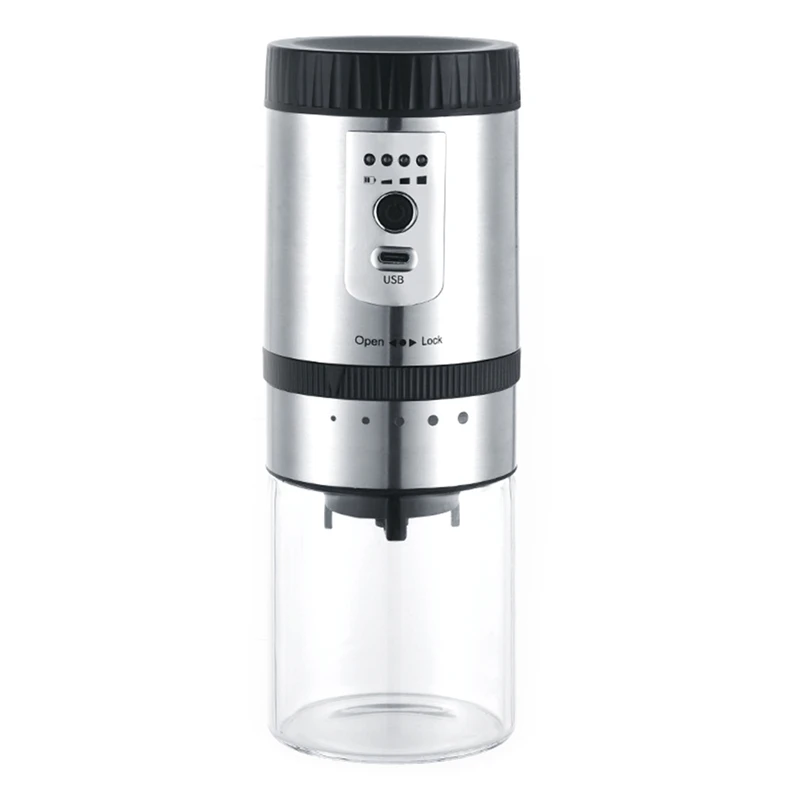 Retail USB Rechargeable Coffee Grinder Stainless Steel Professional Coffee Bean Mill Machine For Nuts Beans Spices Pepper
Retail USB Rechargeable Coffee Grinder Stainless Steel Professional Coffee Bean Mill Machine For Nuts Beans Spices Pepper