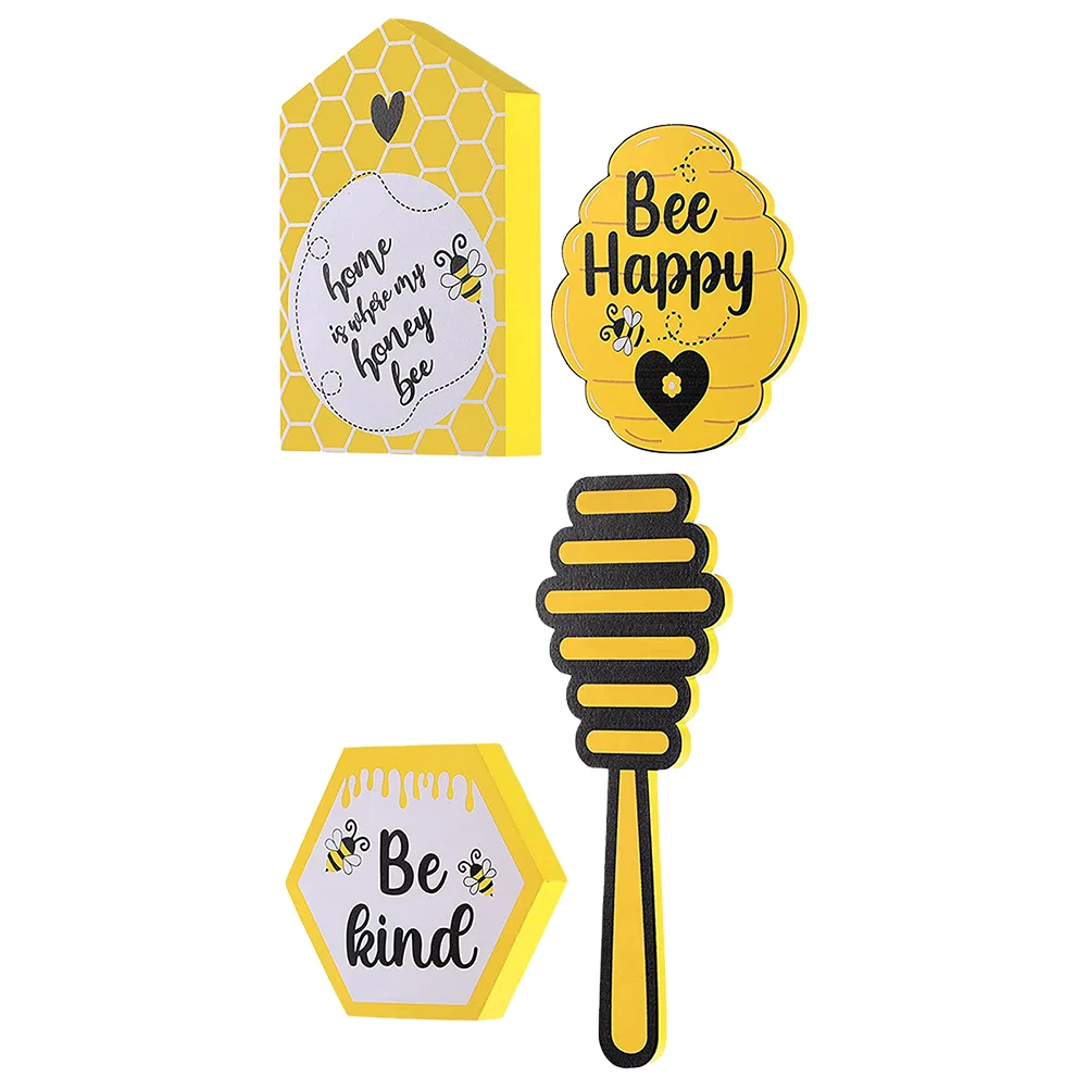 4Pcs Tiered Tray Decor Kitchen Tray Sign Wooden Honey Decor Desk Ornament 
4Pcs Tiered Tray Decor Kitchen Tray Sign Wooden Honey Decor Desk Ornament