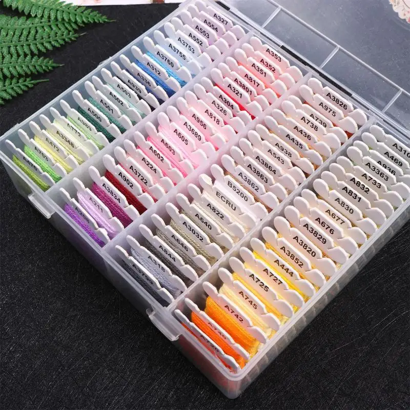 40/80/120 Colors DIY Cotton Embroidery Thread Multi-Color Embroidery Yarn For Sewing Embroidery Thread Set With Organizer Box
40/80/120 Colors DIY Cotton Embroidery Thread Multi-Color Embroidery Yarn For Sewing Embroidery Thread Set With Organizer Box