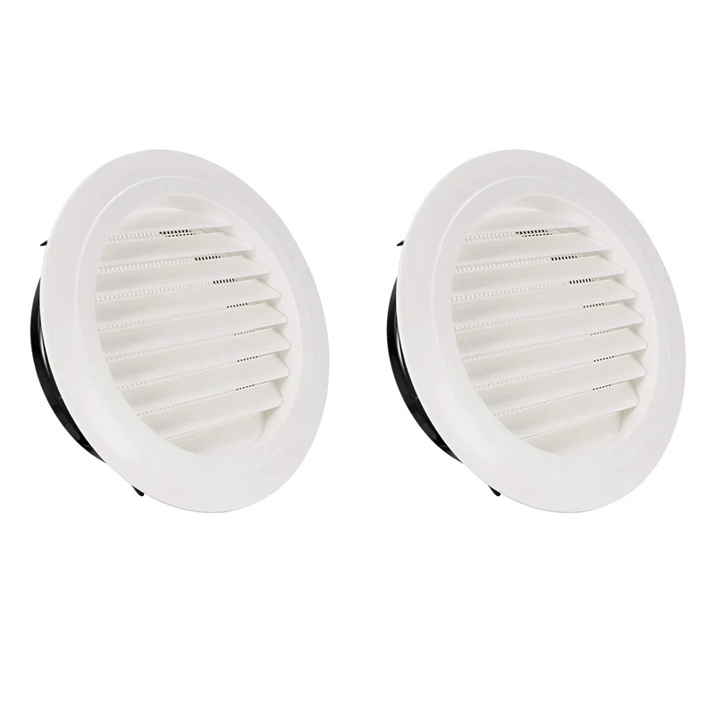 2X 8 Inch Round Air Vent ABS Louver Grille Cover White Soffit Vent With Built-In Fly Screen Mesh For Bathroom
2X 8 Inch Round Air Vent ABS Louver Grille Cover White Soffit Vent With Built-In Fly Screen Mesh For Bathroom