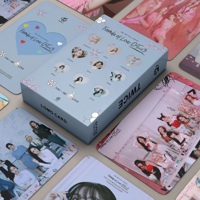 54PCS/Set Kpop TWICE New Album Faste of LoveO+T=3 Lomo Card HD Printed Photocard Small Album Photo Cards For Fans Collection
54PCS/Set Kpop TWICE New Album Faste of LoveO+T=3 Lomo Card HD Printed Photocard Small Album Photo Cards For Fans Collection