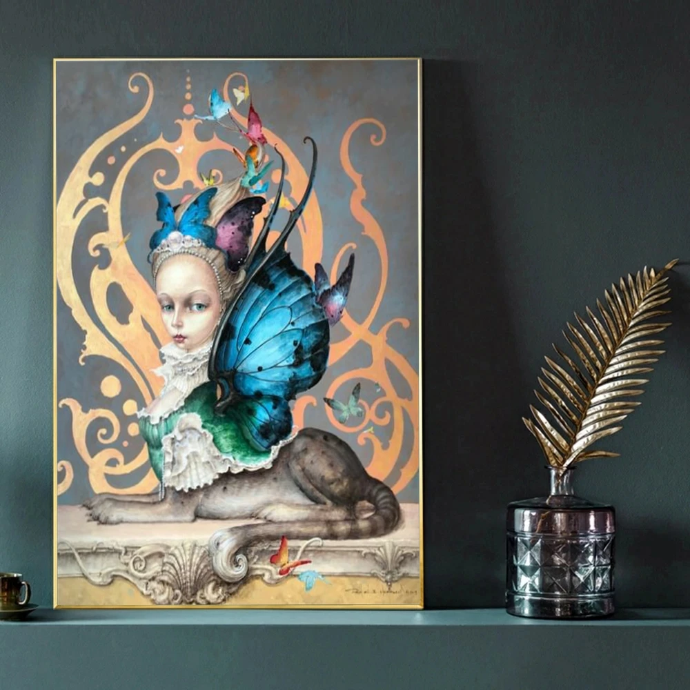 Pride and Glory Butterfly Girl Diamond Painting DIY Kits Surrealism Fantasy Art Cartoon Cross Stitch Embroidery Craft Home Decor
Pride and Glory Butterfly Girl Diamond Painting DIY Kits Surrealism Fantasy Art Cartoon Cross Stitch Embroidery Craft Home Decor