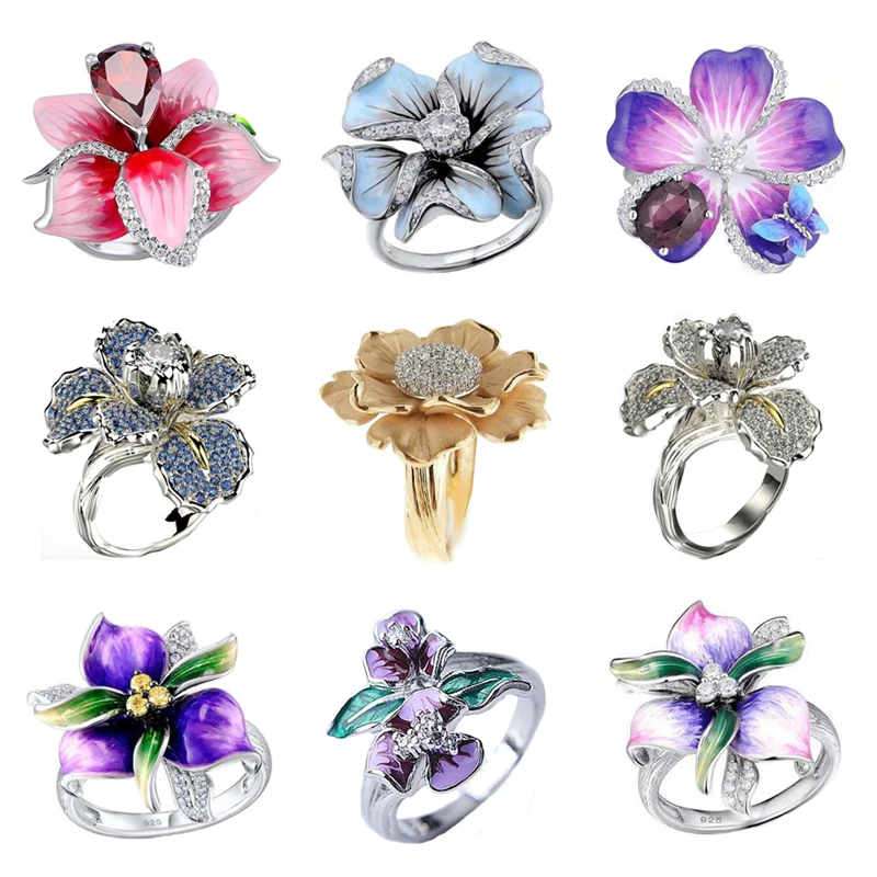 2023 New Fashion Zircon Red Princess Cut Crystal Enamel Flower Ring for Women's Wedding Party Jewelry Wholesale
2023 New Fashion Zircon Red Princess Cut Crystal Enamel Flower Ring for Women's Wedding Party Jewelry Wholesale
