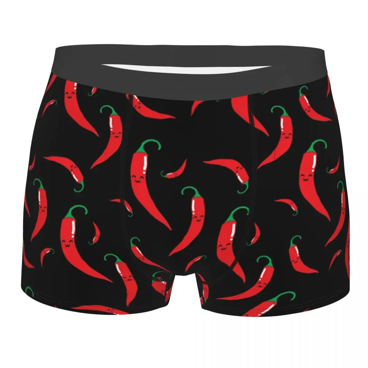 Kawaii Chili Red Pepper Pattern On Black Boxer Shorts Men 3D Print Male Breathbale Vegetable Underwear Panties Briefs
Kawaii Chili Red Pepper Pattern On Black Boxer Shorts Men 3D Print Male Breathbale Vegetable Underwear Panties Briefs