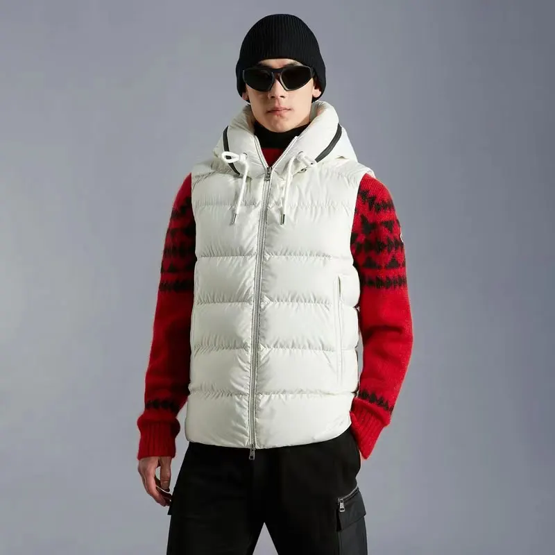 

Down Vest Men's Coats Winter White duck down Down Short Coat for Men for the Winter New in Coats and Jackets Brands Men Clothing